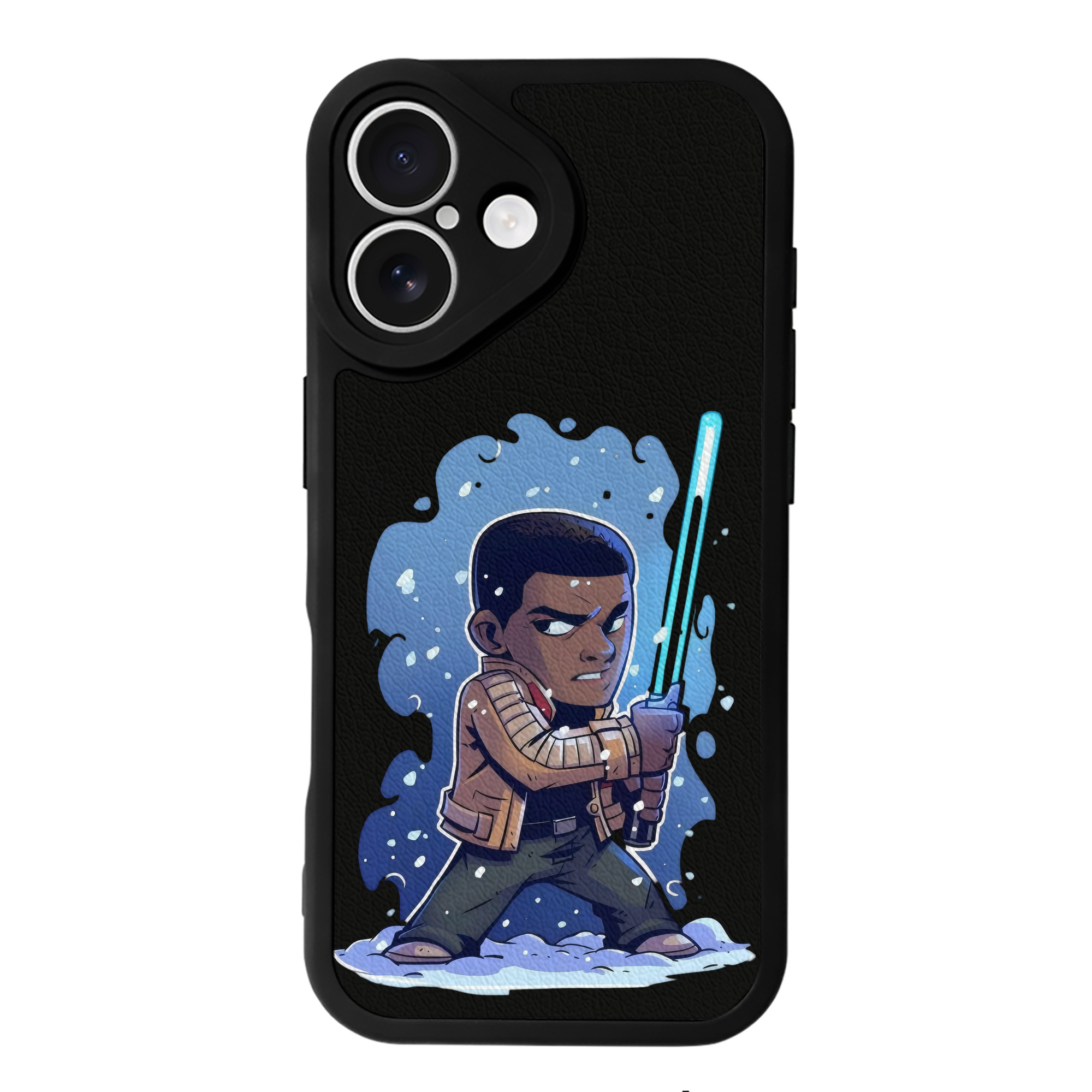 （画像用） スター・ウォーズ Star Wars 【iPhone 16シリーズ対応】シリコンスマホケース（レザー調） 材質：シリコン